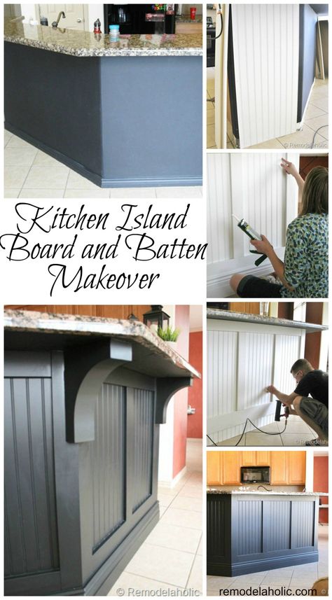 Island Makeover, Kitchen Island Makeover, Remodel Diy, Kitchen Diy Makeover, Diy Kitchen Renovation, Kitchen Glass, Fabulous Kitchens, Design Blogs, Kitchen Upgrades