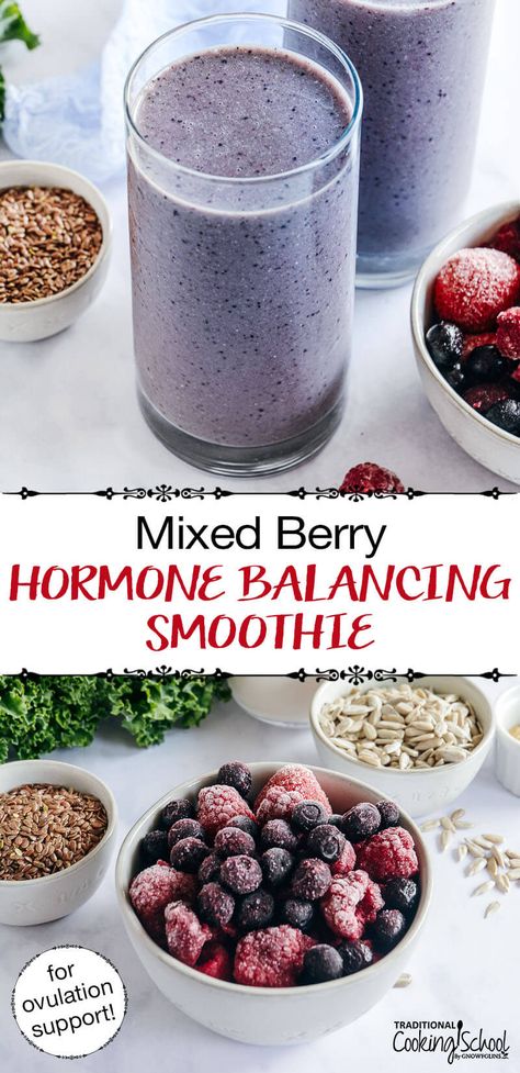 Hormone Balancing Smoothie Recipe, Hormone Recipes, Nourishing Smoothies, Healing Juices, Female Cycle, Hormone Balancing Smoothie, Hormone Reset, Purple Smoothie, Smoothie Base