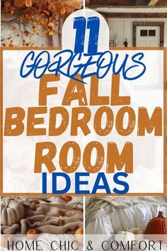 Fall Decorating Ideas For Bedroom, Fall Decorated Bedroom, Fall Living Room Decor Warm Colors, Fall Bedroom Aesthetic, Fall Room Ideas, Fall Curtains, Fall Living Room Ideas, Aesthetic Fall Decor, Fall Bedroom Ideas