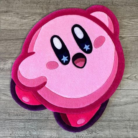 Rugs by Jayglasss en Instagram: "Sometimes I feel like I’m just a Kirby rug account…and I’m completely fine with that 😎 Spooky Kirby rug next???? 🤔🤔🤔 • • • • • • • • • #kirby #kirbymemes #kirbyandtheforgottenland #kirbyfanart #kirbystarallies #kirbyart #poyo #kirbysuperstar #kirbynintendo #kingdedede #dreamland #nintendo #videogames #nintendoswitch #nintendoart #rug #rugs #rugmaking #rugtufting #tufting #tuftingart #tuftinggun #art #nintendo64 #customrugs #custom #customrug #diyart" Rug Tufting Ideas, Cute Rugs, Tufting Rugs, Vibey Room, Tufting Diy, Hypebeast Room, Tufting Ideas, Graphic Rug, Funky Rugs