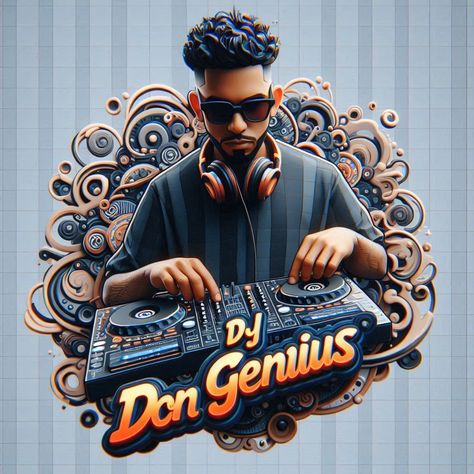 "Dj Don Genius" Rolling 4 #viralpost #virallogo #virallogodesign Dj Logo Design, Special Logo, Dj Logo, Best Logo, Batman Logo, Dj Music, Fashion Logo Design, Best Logo Design, 3d Logo