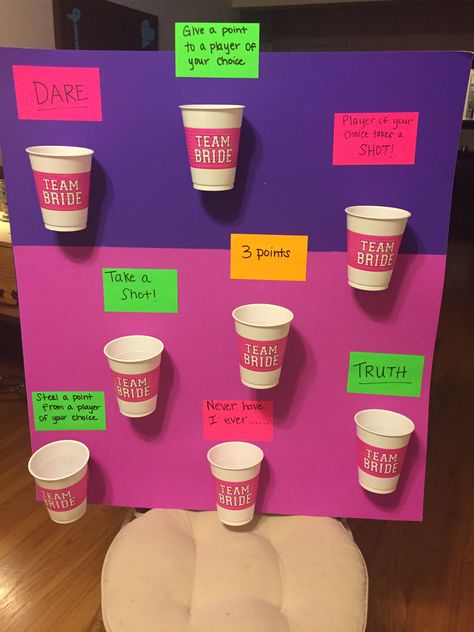 Diy Bachelorette Party Games, Diy Bachelorette, Bachelorette Diy, Bridal Party Games, Drinking Games For Parties, Bachelorette Party Weekend, Bachelorette Bachelor Party, Fun Bridal Shower Games, Hen Party Games