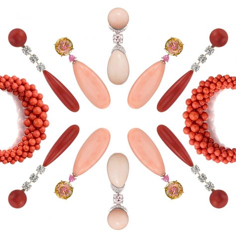 Obsessed by Pearls | The Official Blog of Assael International 32 Necklace, Bubble Earrings, Angel Skin, Pink Angel, Antique Modern, White Coral, Coral Jewelry, Ancient Jewelry, Coral Necklace