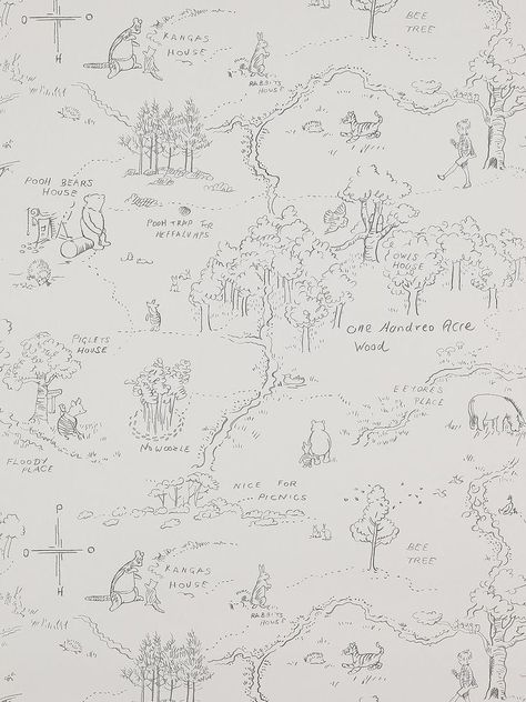 Winnie The Pooh Background, Chevron Pattern Wallpaper, Grey And White Wallpaper, Jane Churchill, Winnie The Pooh Nursery, Safari Wallpaper, Winnie The Pooh Pictures, Goku Wallpaper, Baby Room Inspiration