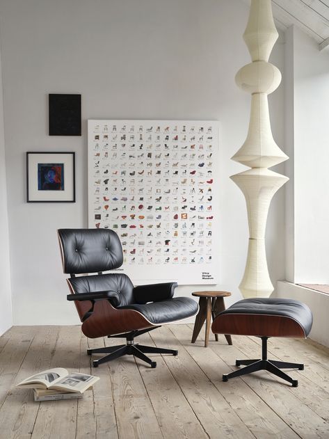 Charles And Ray Eames Furniture, Eames Lounge Chair And Ottoman, Isamu Noguchi Furniture, Eames Lounge Chair Living Room, Lounge Chair Eames, Charles Eames Chair, Vitra Lounge Chair, Charles Eames Lounge Chair, Eames Furniture