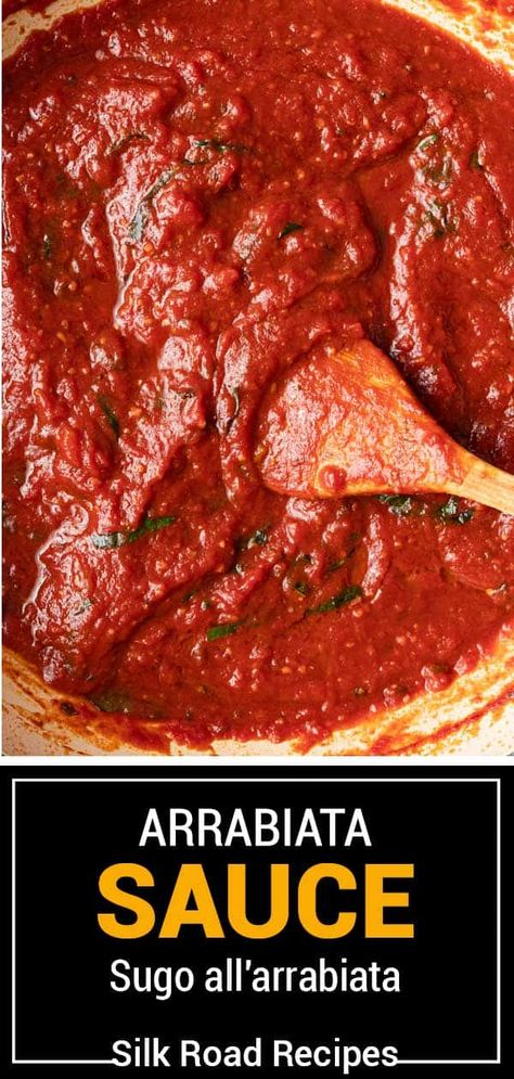 Arrabiata Sauce Arrabiata Sauce Pasta, Spicy Marinara Sauce, Tomato Paste Sauce, Arrabiata Sauce, Italian Tomato Sauce, Fresh Tomato Recipes, Garlic Uses, Chicken Parmigiana, Italian Sauce