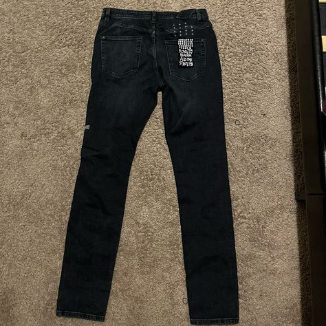 Worn Once Ksubi Jeans Ksubi Outfit Ideas, Ksubi Fits, Ksubi Shorts Outfit, Ksubi Jeans Outfit, Ksubi Jeans Outfit Men, Black Ksubi Jeans Outfit, Ksubi Jeans, Black Jeans Men, Mens Bottom