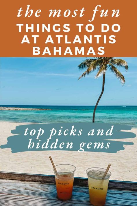 Atlantis Bahamas Review: Tips & Things to Do (Updated 2024) Atlantis Nassau Bahamas, The Atlantis Bahamas, What To Do In The Bahamas, The Cove Atlantis Bahamas, Bahamas Family Vacation, Atlantis Resort Bahamas, Review Tips, Atlantis Bahamas, Disney Cruise Vacation