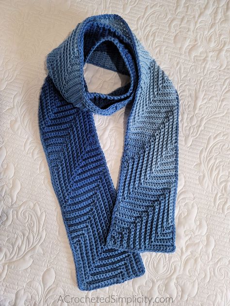 Mens Scarf Crochet Pattern Free, Men Scarf Crochet Pattern, Crochet Triangle Pattern, Crochet Scarf Pattern Free Easy, Men Scarf Pattern, Crochet Mens Scarf, Crochet Scarf For Beginners, Simple Scarf Crochet Pattern, Crochet Scarf Easy