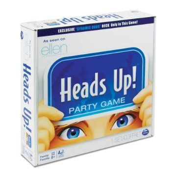 Head's Up Party Game Heads Up Game, Dynamic Duos, Game Prizes, Board Games For Kids, Up Party, Guessing Games, Spin Master, Up Game, Heads Up