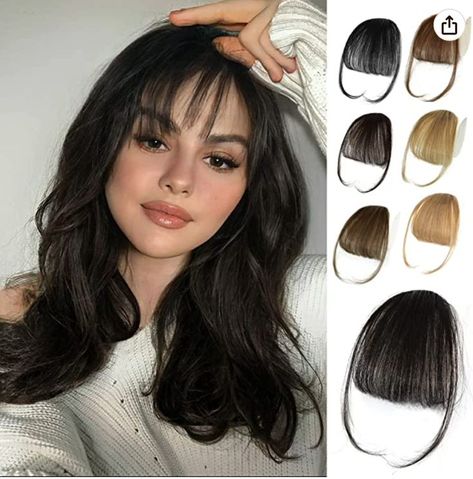 100% Human Hair Wispy Bangs Clip in Hair Extensions, Brown Black Air Bangs Fringe with Temples Hairpieces for Women Curved Bangs for Daily Wear (Wispy Bangs, Brown Black) Wispy Curtain Bangs Long Hair, Hair Wispy Bangs, Curved Bangs, Hair Extensions Brown, Wispy Curtain Bangs, Curtain Bangs Long Hair, Bangs Long Hair, Clip In Bangs, Bangs Fringe