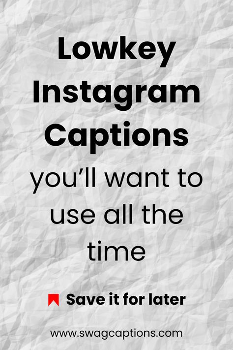 Looking for Instagram captions that are cool and understated? This collection of 150+ lowkey caption ideas will give your posts an effortlessly chic vibe. From short and simple to slightly witty one-liners, these captions strike the perfect balance of being clever without trying too hard. Keep your Instagram aesthetic on point with these trendy yet toned-down caption options you'll want to use again and again. Clever Quotes For Instagram, Witty Captions For Instagram Posts, Great Instagram Captions, Great Time Captions, Instagram Work Captions, One Liner Instagram Captions, Trendy Insta Captions, Keeping Options Open Quotes, Clever Ig Captions