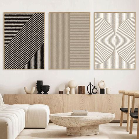 PRICES MAY VARY. 【Neutral Wall Art Size】: Size:16x24in(40x60cm). only contains canvas poster, unframed 【Modern Abstract Wall Art】: The combination of simple patterns and lines creates an elegant and warm atmosphere for the room, Adding minimalist and abstract elements to the wall makes the room more cozy, unique, and artistic and the vivid color brings you the perfect visual enjoyment. 【Minimalist Home Decor】: The minimalistic design effortlessly complements various decor styles, making it a ver Couch Wall Decor, Wall Decor Living Room Modern, Brown Wall Decor, Modern Boho Living Room, Abstract Elements, Boho Minimalist, Brown Walls, Minimalist Home Decor, Boho Living Room