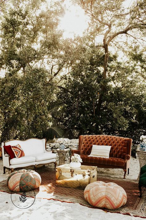 This very boho chic set up with our ROSALIND & BIANCA couch as well as our poufs. #SouthFloridaWedding #BohoChic #BohoWedding# #BohoChicWedding #Gold #Terracota #lounges #WeddingLounge #BohoChicLounge Wedding Lounge Seating, Wedding Lounge Area, Paradise Wedding, Boho Lounge, Planning Quotes, Wedding Lounge, Wedding Furniture, Planning Wedding, Funny Wedding