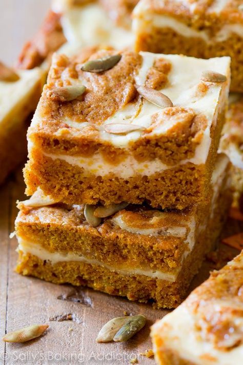 Pumpkin Cream Cheese Bars, Cream Cheese Swirl, Cheese Bars, Cream Cheese Bars, Cream Cheese Desserts, Pumpkin Cream Cheese, Cheese Pumpkin, Pumpkin Bars, Pumpkin Cream Cheeses