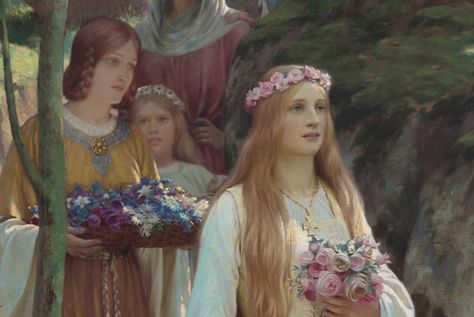 19th Century Art – Underpaintings Magazine Edmund Blair Leighton, John Everett Millais, John William Waterhouse, My Fair Lady, Fair Lady, Pre Raphaelite, Miles Davis, Coney Island, Medieval Art