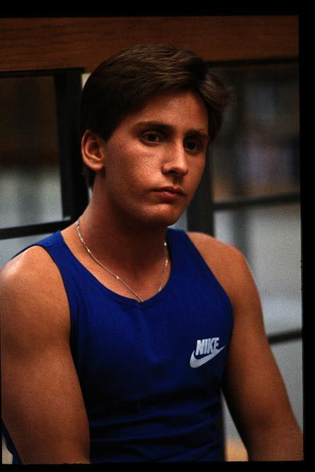 Emilio Estevez The Outsiders Two Bit, Breakfast Club Movie, Judd Nelson, 80s Actors, Emilio Estevez, Brat Pack, 80s Men, The Breakfast, Hottest Guy Ever