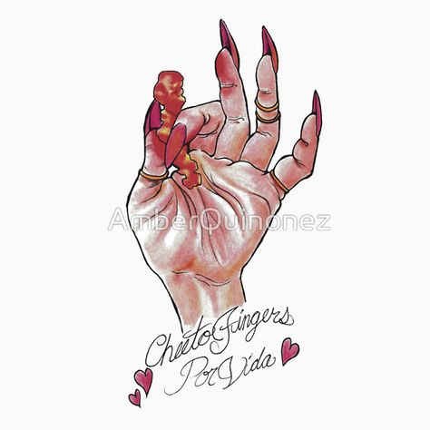 Hot Cheeto Fingers Por Vida Hot Cheetos, Online Lingerie, Halloween Wedding, Body Mods, Laptop Stickers, Vintage House, Okay Gesture, Iphone Case, Motivational Quotes