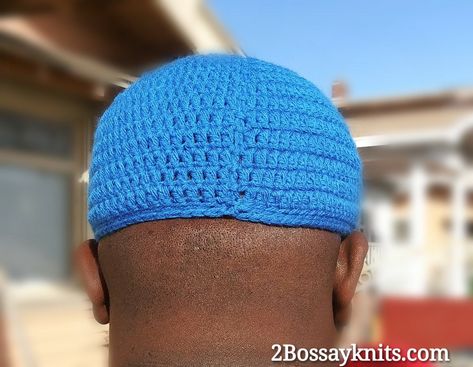 The Atwater Kufi Hat Pattern Kufi Hat Crochet Pattern, Crochet Kufi Hat Pattern Free, Big Twist, Hat Patterns Free, Cap Patterns, Pattern Library, Double Crochet Stitch, Crochet Hat Pattern, Slip Stitch