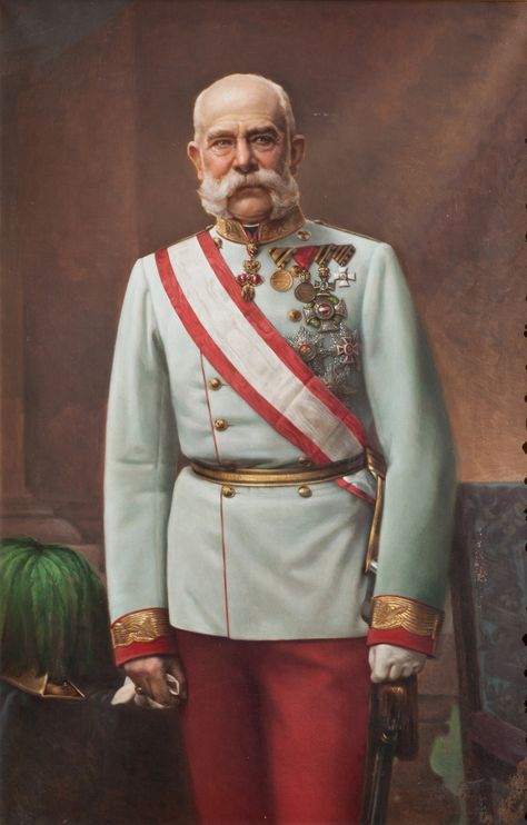 Franz Joseph in Field Marshal's uniform Habsburg Austria, Ww1 Art, Patriotic Posters, Elisabeth Of Austria, Empress Elisabeth, Army Poster, Franz Joseph, Austrian Empire, Human Icon