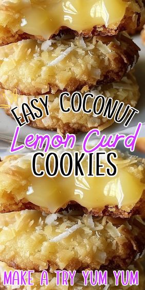 Coconut Lemon Curd Cookies Coconut Lemon Curd Cookies, Heavenly Coconut Lemon Curd Cookies, Lemon Coconut Cheesecake Cookies, Recipes Using Lemon Curd, Lemon Coconut Cookies, Lemon Curd Cookies Recipe, Lemon Curd Uses, Lemon Curd Cookies, Homemade Chocolate Chip Cookies Recipe