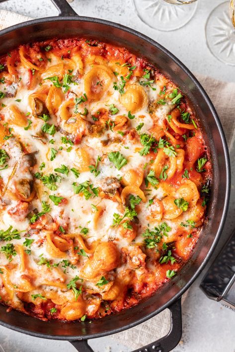 Delicious Orecchiette Pasta Bake By Life Is But A Dish Orecchiette Pasta Recipes Vegetarian, Orchiette Pasta Recipes, Orriechete Pasta, Orrichettie Pasta, Orchetta Pasta Recipe, Orechetti Recipies, Orchetta Pasta Recipes, Orchetta Pasta, Orichette Pasta Recipes