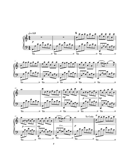 Passacaglia Piano Sheet, Easy Piano Sheet Music, Easy Piano, Piano Sheet, Free Sheet Music, Piano Sheet Music, Piano Music, Sheet Music, Piano