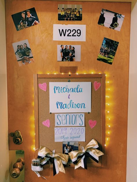 Dorm door decoration// college dorm room College Dorm Room Door Signs, Dorm Door Decorations College, Dorm Room Door Signs, Dorm Door Decor, College Dorm Door, Dorms Ideas, Dorm Vibes, Door Decorations College, Dorm Packing