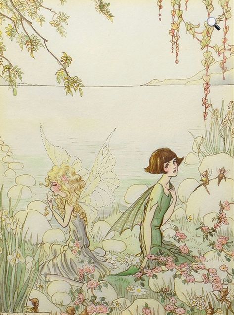 On The Shore Arte Grunge, Fairytale Illustration, Vintage Fairies, Fairytale Art, Ethereal Art, Fairy Art, Pretty Art, Art Inspo, Vintage Art