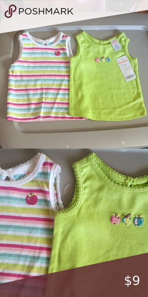 Lot of 2 Vintage Gymboree tank tops Vintage Gymboree, Apple Print, Apple Prints, Character Inspo, Toddler Clothes, Clothes Accessories, Vintage Baby, Toddler Outfits