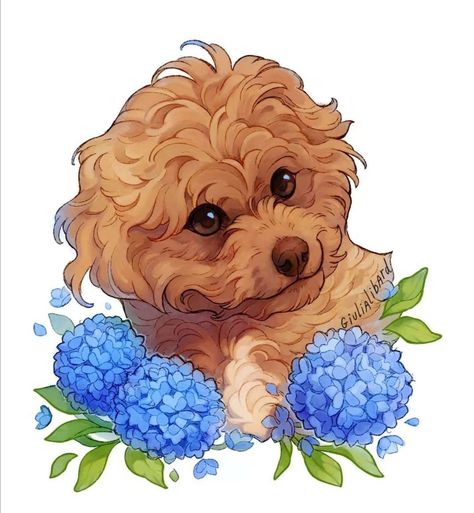 Pet Portraits Illustration, Redbubble Ideas, Xmas Drawing, Animal Portraits Art, Canine Art, Animal Drawing, Fluffy Dogs, Ceiling Tile, Animal Sketches