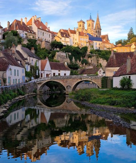 Medieval France, Burgundy France, France City, France Aesthetic, Building Photography, City Pictures, Medieval Town, Disney World Vacation, City Aesthetic