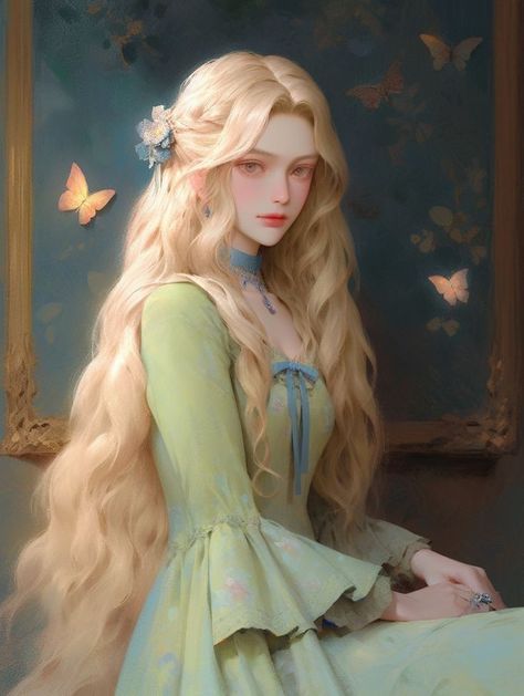 Ffxiv Character, Fashion Profile, Blonde Hair Green Eyes, 얼굴 그리기, Fantasy Princess, Pretty Images, Princess Art, Digital Art Anime, 판타지 아트