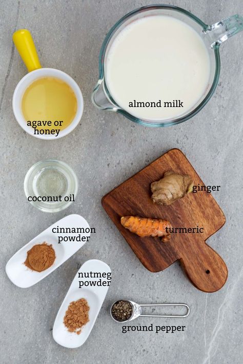 Golden Milk (Turmeric Latte) - Foxy Folksy Turmeric Ginger Honey, Golden Milk Benefits, Golden Milk Recipe, Foxy Folksy, Honey Milk, Ginger Honey, Turmeric Milk, Turmeric Latte, Ginger And Cinnamon