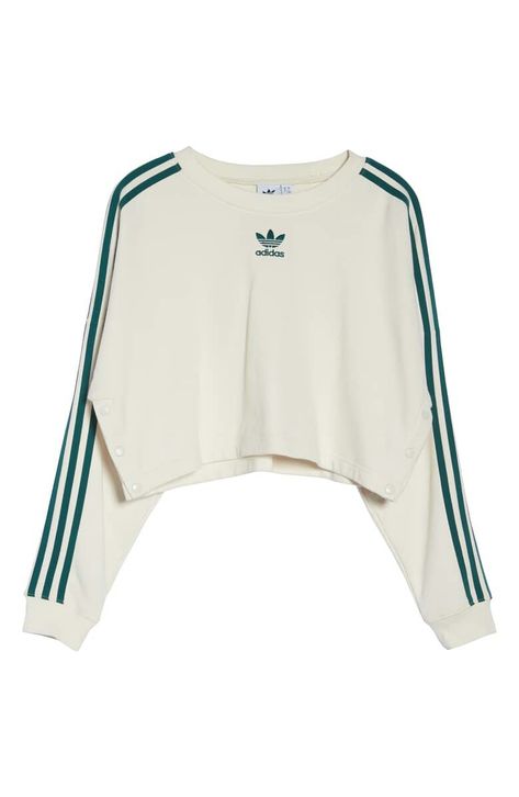 Adidas Clothes Women, Adidas Adibreak, Designer Clothing Brands, Cropped Sweatshirt, Clothing Brands, Sporty Outfits, Stage Outfits, Crop Sweatshirt, Kpop Fashion