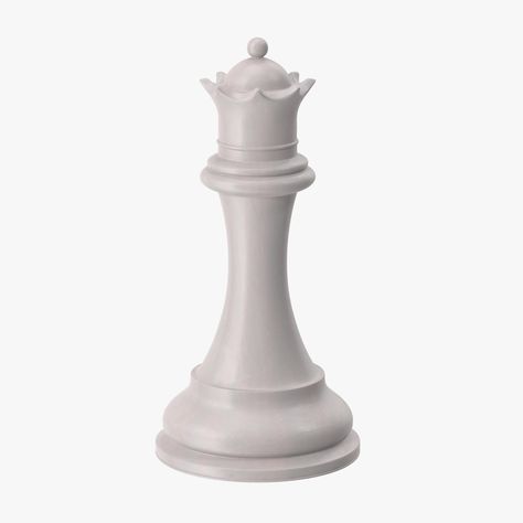 Chess Pieces - Queen White 3D Model #AD ,#Pieces#Chess#Queen#Model Queen Chess Piece Aesthetic, Chess Photography, Queen Chess, Chess Figures, Queen Chess Piece, Japanese Wallpaper Iphone, Chess Queen, Best Nature Images, Lets Play A Game