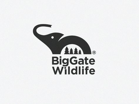 Zoo Logo Design, So Logo, Wildlife Logo, Zoo Logo, Design Inspiration Graphic, Zoo Project, Pet Branding, Creative Market Design, Animal Elephant