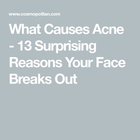 What Causes Acne, Face Breaking Out, Causes Of Acne, Dry Skincare, Washing Your Face, Acne Causes, After Workout, Remove Acne, Cloth Face Mask