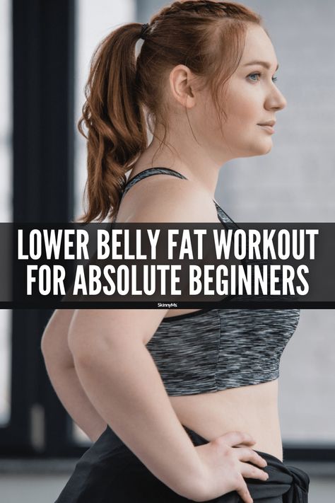 Lower Belly Fat Workout for Absolute Beginners Stomach Workout For Beginners, Exercise For Lower Belly, Easy Workouts For Beginners, Lower Belly Fat Workout, Lower Belly Pooch, Belly Pooch Workout, Stomach Fat Workout, Lower Belly Workout, Lose Lower Belly Fat