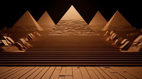 Speckle Pyramid Speckled Stage In A 3d Rendered Brown Landscape#pikbest#Backgrounds#Others Brown Landscape, Geometry Shapes, Digital Decorations, Photography Movies, Landscape Stone, Geometry Shape, Landscape Background, Presentation Video, Music Decor