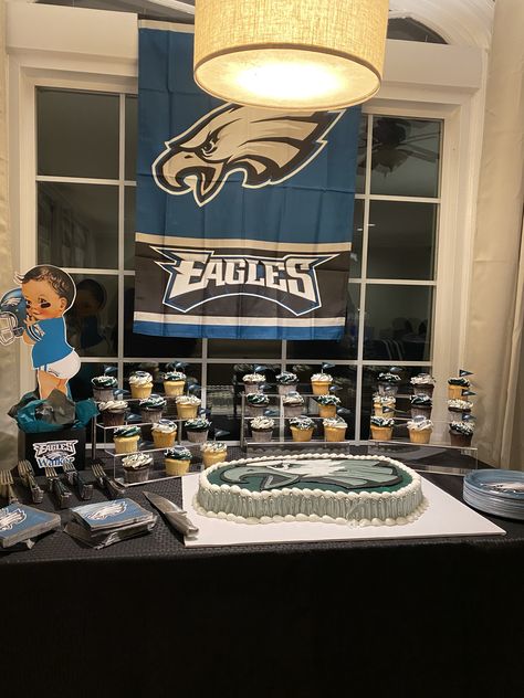 Philadelphia Eagles Baby, Baby Shower Theme, Philadelphia Eagles, Baby Shower Themes, Eagles, Philadelphia, Shower Ideas, Baby Shower, Shower