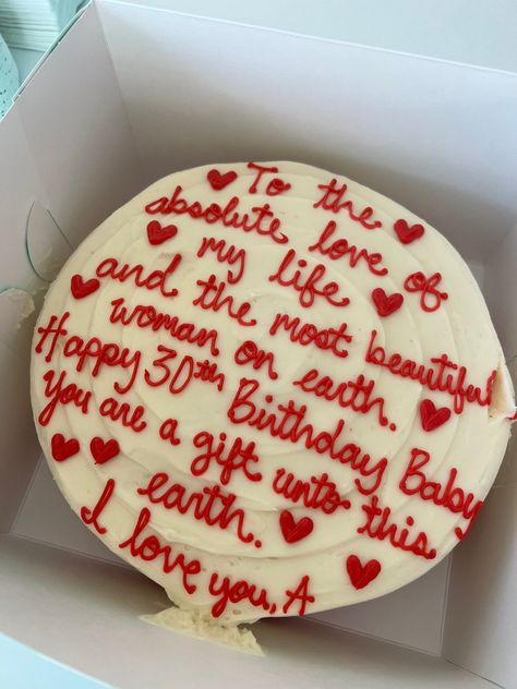 18th Birthday Cake For Best Friend, Cake Message For Boyfriend, Customized Cake For Boyfriend, Funny Cake Designs For Best Friend, Birthday Cake For Girlfriend, 18th Birthday Cake Writing Ideas, Happy 30th Birthday Cake, Wife Cake, Jordan Year