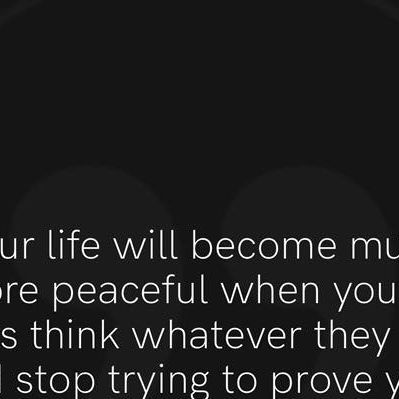 Motivation App on Instagram: "Your life will become much more peaceful when you let others think whatever they want and stop trying to prove your point." Motivation App, Stop Trying, Prove It, Let It Be, Quotes, On Instagram, Instagram