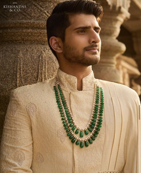 Wedding Dresses Men Indian, Neck Pieces Jewelry, Wedding Dress Men, Jewellery Indian, Falling From The Sky, Dark Sapphire, Indian Man, Diamond Jewelry Necklace, Red Diamond