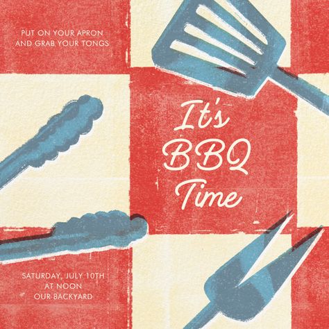 Formal Picnic Party, Cookout Aesthetic, Picnic Layout, Bbq Vibes, Food Invitation, Picnic Invite, Bbq Theme Party, 4th Of July Invitations, Barbeque Invitations