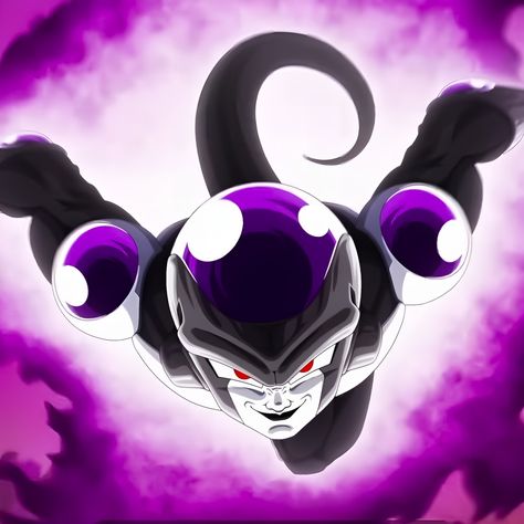 Black Freza, Frieza Black, Frieza Art, Black Freezer, Black Frieza, Lord Frieza, Anime Artist, Galaxies Wallpaper, Goku And Vegeta