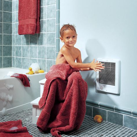 An electric heater can be a good option for warming up a cold room. We'll show strategies for adding an in-wall electric heater wherever you need it. Ductless Heating And Cooling, Best Space Heater, Garage Heater, Portable Space Heater, Bathroom Heater, Electrical Circuit, Propane Heater, Electric Heaters, Cold Room