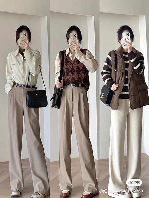 Smart Casual Korean Style, Smart Casual Women Outfits Classy Chic, Smart Girl Outfit, Korean Teacher Outfits, Outfit Semi Formal, Smart Casual Women Outfits, Smart Casual Wardrobe, Outfit Korean Style, Smart Casual Women