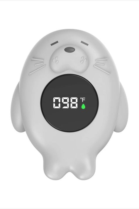 Baby Bath Thermometer Safety, Auto ON/Off Waterproof Bathtub Thermometer with Temperature Warning, Rubber Sea Otter Pool Floating Toy for Infant Toddler Bathing Baby bath essentials, baby essential, babys first bath, bath thermometer. Baby Bath Thermometer, Bath Thermometer, Baby Thermometer, Best Baby Toys, Boy Bath, Baby Bathroom, Bath Ball, Baby Bath Toys, Baby Bath Tub