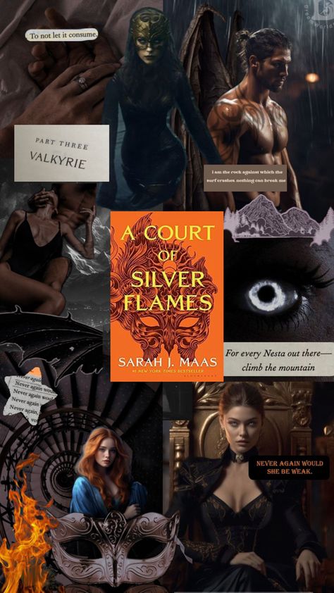 a court of silver flames A Court Of Silver Flames, Silver Flames, Fiction Books Worth Reading, Study Tips For Students, Book Instagram, A Court Of Mist And Fury, Sarah J Maas, Sarah J, I Love Books